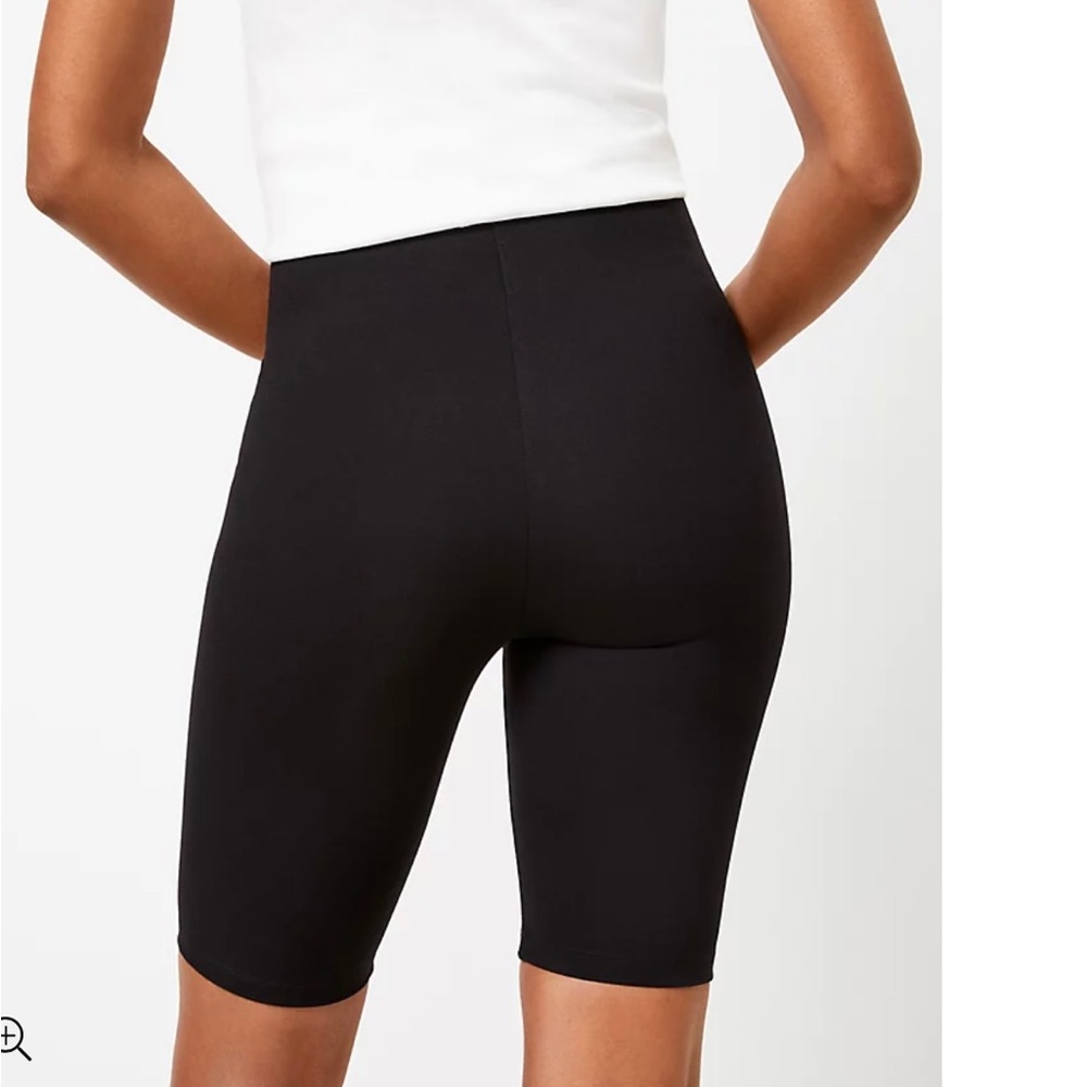 LOFT black biker shorts Online Exclusive